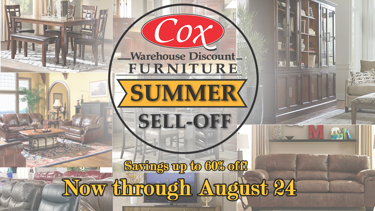 Cox Furniture Summer Sell-Off Website Graphic designed by Pioneer Strategies